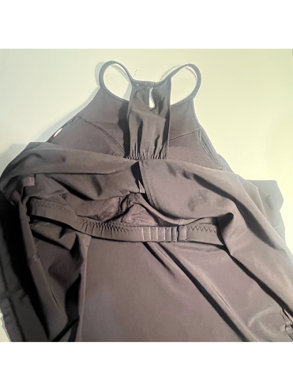 Lululemon Black High-Neck Racerback Tank size 4  / 🎀 - Picture 4 of 5